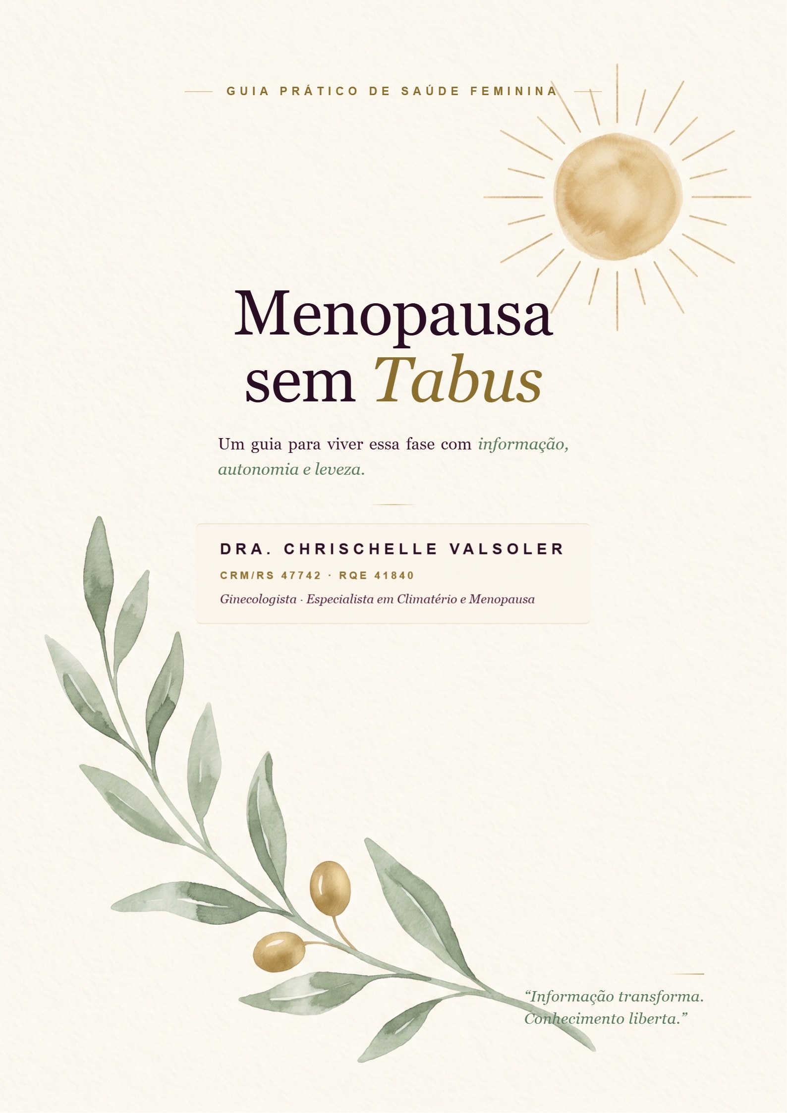 Capa do e-book Menopausa sem Tabus